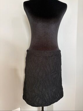 torrid Black Textured Mini Skirt